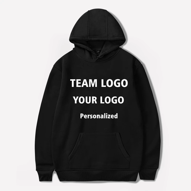 Personal Customized Logo Printing Hooded Sweatshirt Pullover Hoodies Lover Streetwear Men/women Aut