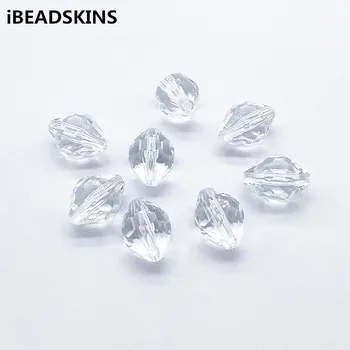 

New arrival! 23x16mm 140pcs Clear acrylic Faceted lantern shape beads for Earrings parts,hand Made Jewelry Findings & Components