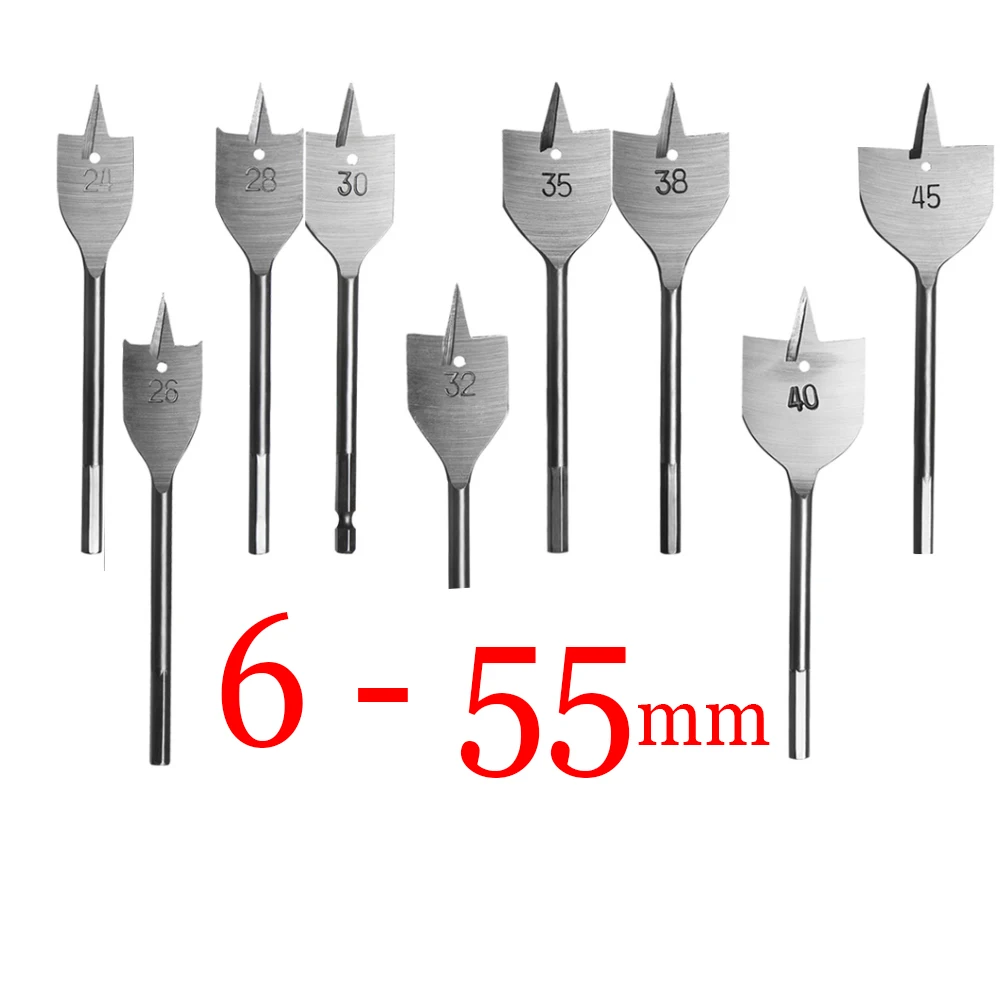 Durable Woodworking Tool Sets Flat Drill Long High-carbon Steel Wood Flat Drills Woodworking Spade Drill Bits 1pcs drill bit set drill bits drill bit woodworking drill woodworking tools woodworking drill tool set woodworking drill bits woodworking drill accessories