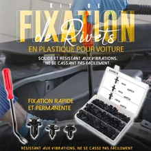 

160pcs Auto Fastener Clip Mixed Car Body Push Retainer Pin Rivet Bumper Door Trim Panel Retainer Fastener Kit DropShipping