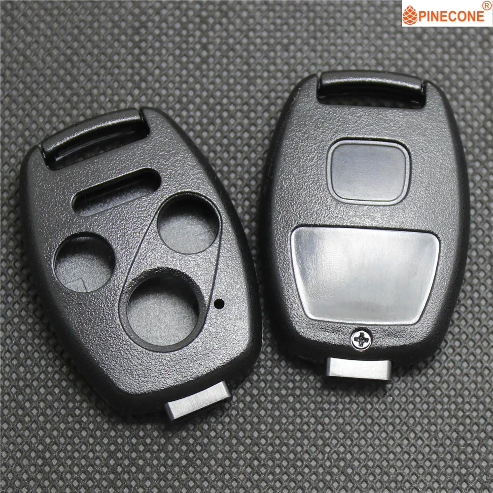 

PINECONE for HONDA ACCORD CIVIC CR-V ODYSSEY PILOT Car Key Case 3+1Button Not need Cut Blade Replace Remote Car Key Fob Shell
