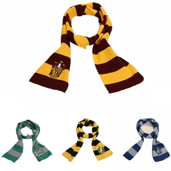 

Christmas Adult and Child Scarf Tie Gryffindor / Slytherin / Hufflepuff / Crow Claw Hat Socks Gloves Cosplay Costume
