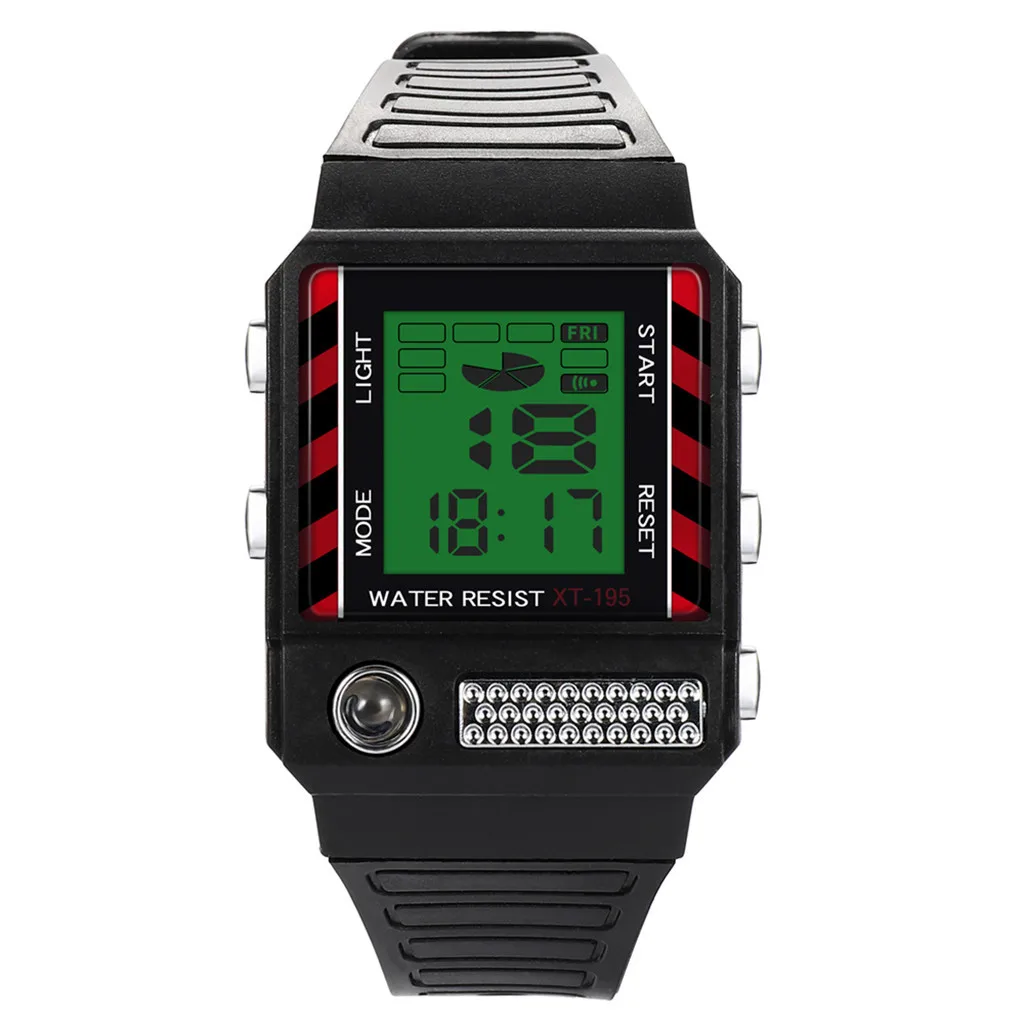 Часы Relogio цифровые часы мужские модные высококачественные многофункциональные спортивные водонепроницаемые электронные наручные часы Montre Homme 40 - Цвет: as photo