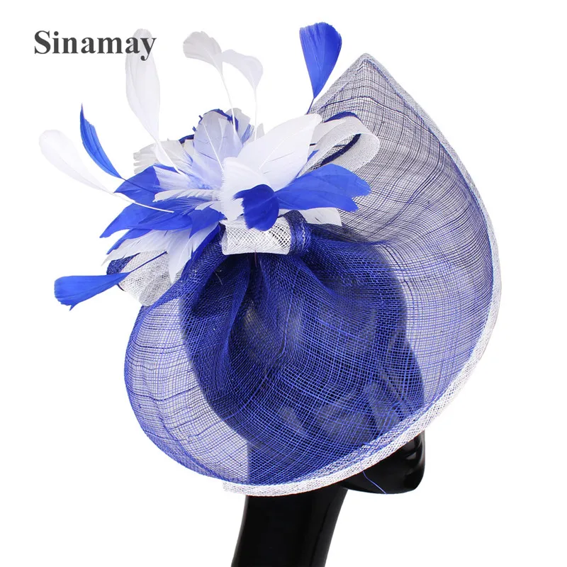 

Женская Элегантная шляпка-Вуалетка для церкви, свадебный головной убор с заколкой для волос, аксессуары для волос для торжественных вечевечерние, Коктейльные шляпы