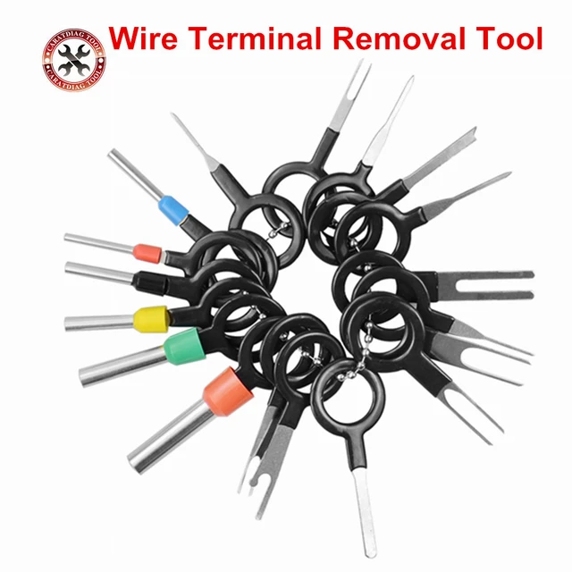 Kit de retrait de Terminal de voiture, connecteur à sertir de câblage  extracteur de broche outil de retrait de Terminal de fil outils  professionnels de réparation 36 pièces - AliExpress