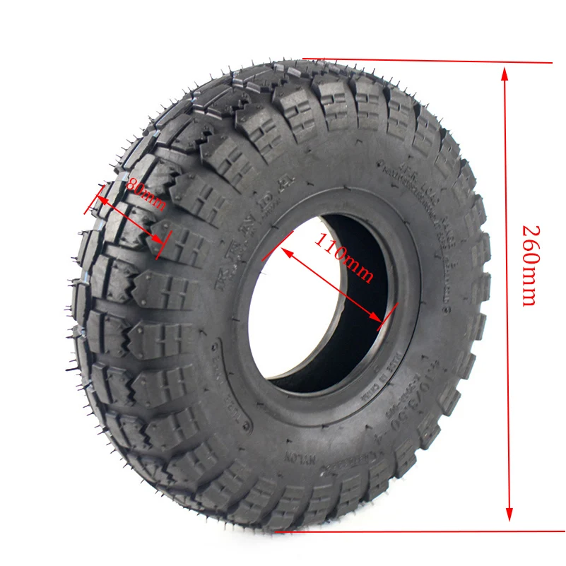 5 типов шин 4,10/3,50-4 410/350-4 ATV Quad Go Kart 47cc 49cc массивный 4,10-4 камера шины подходят для всех моделей 4,10/3,50-4