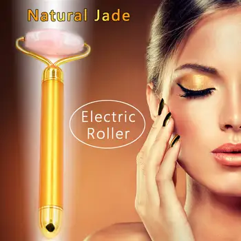 

Electric Natural Jade Roller Face Lifting Stone Facial Body Eye Neck Massager Anti-aging Wrinkle Removal Beauty Skin Care Tool