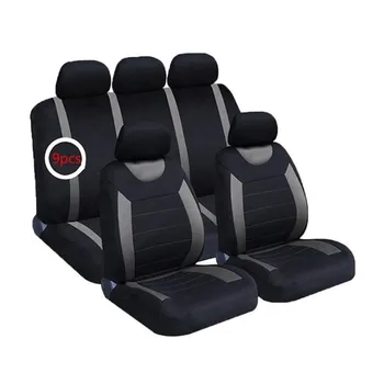 

5-seat Car Seat Cover Comfortable And Breathable Four Seasons Universal Fabric Simple Four-color Style