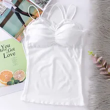 Новое поступление, кружевная отделка, открытая спина, жилет для женщин, гофрированный подол, слинг, топы, повседневные, карамельный цвет, камзол с подкладкой