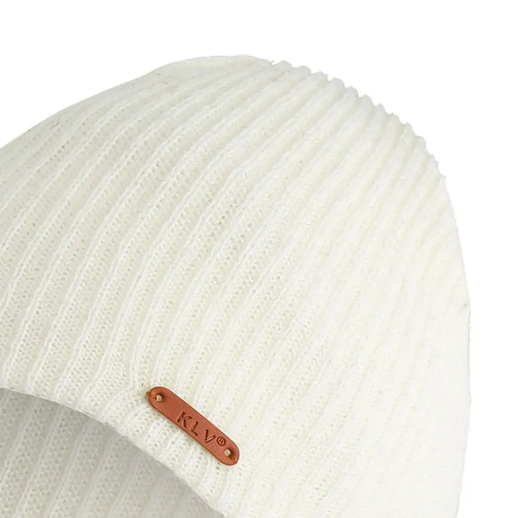KLV брендовые дизайнерские шапки для мужчин зимняя шапка женская уличная шляпа Лыжная шляпа женская мягкая акриловая шлёпанцы вязанные шапки кепки