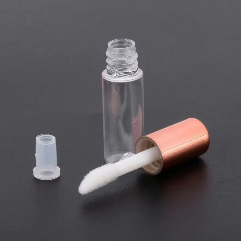 Mini Plastic Empty Clear Lip Gloss Tube Balm Makeup Bottle Container 50pcs~10pcs 1.2ml perfume bottle glass bottles refillable bottles perfume spray bottle