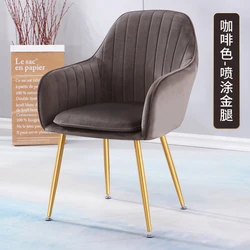 Sillas minimalistas modernas con respaldo, reposabrazos, silla de maquillaje, sofá perezoso, muebles de dormitorio y sala de estar