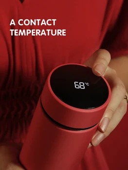 

Smart thermos cup hydro flask mug thermo mug bottle hidro flask garrafa termica kubek termiczny male and female water bottle