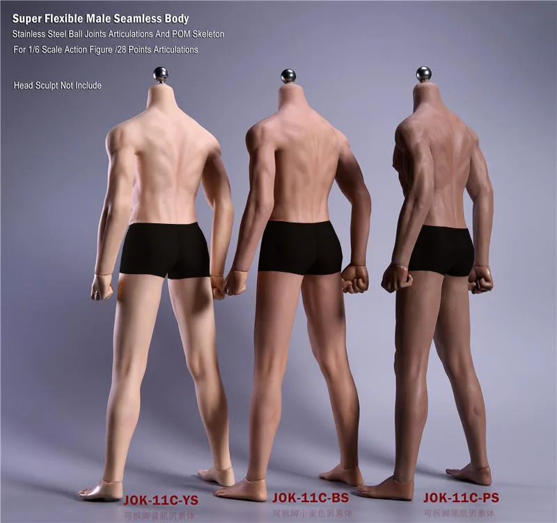 Male Seamless man Body Model Wheat 1//6 Scale JIAOU DOLL JOK-11C-BS Figure Toy