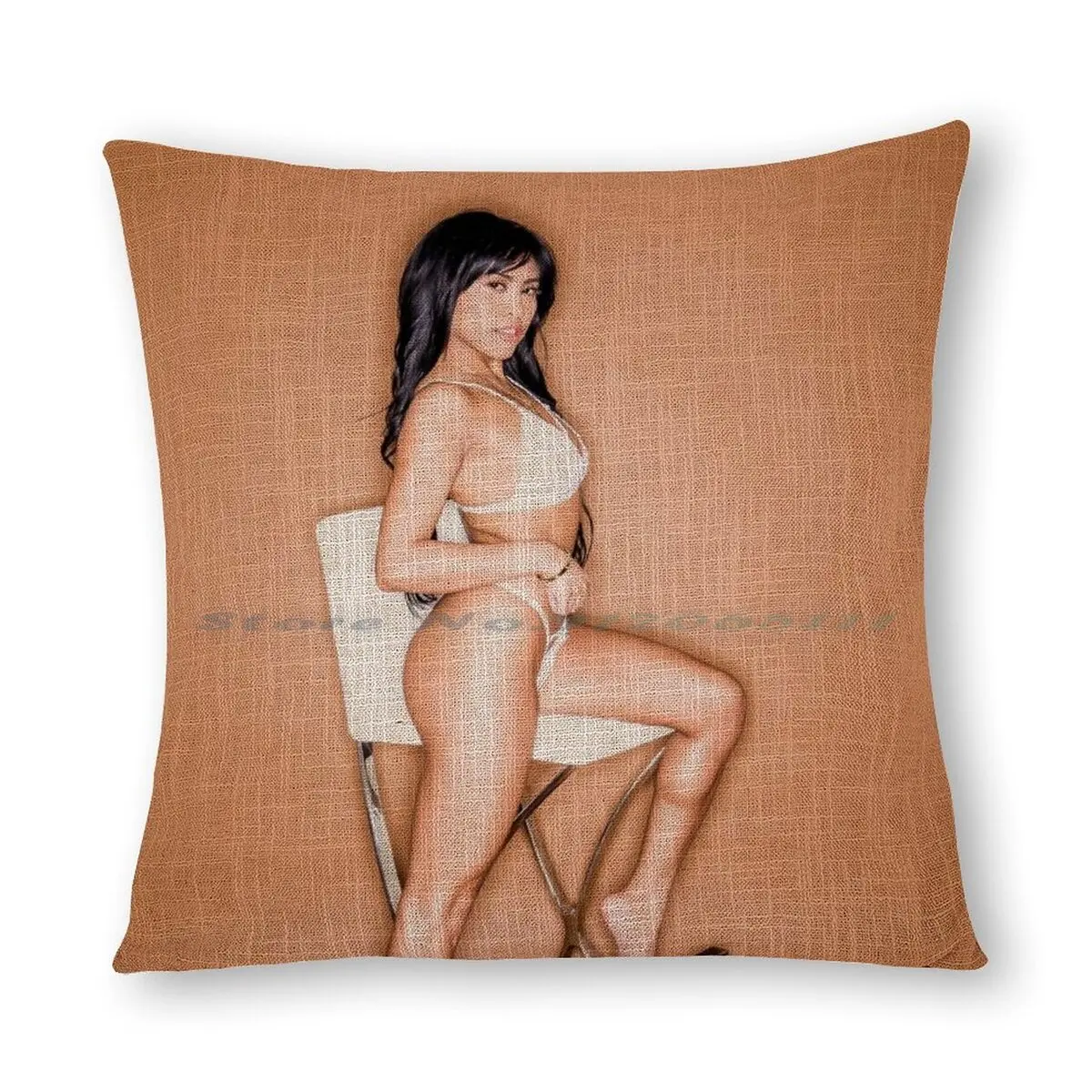 Big Booty Girl Throw Pillow by Asia Fuse Dirty Tease