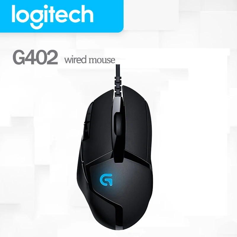 Проводная игровая мышь Logitech G402 Hyperion Fury оптическая 4000DPI высокая скорость для ПК