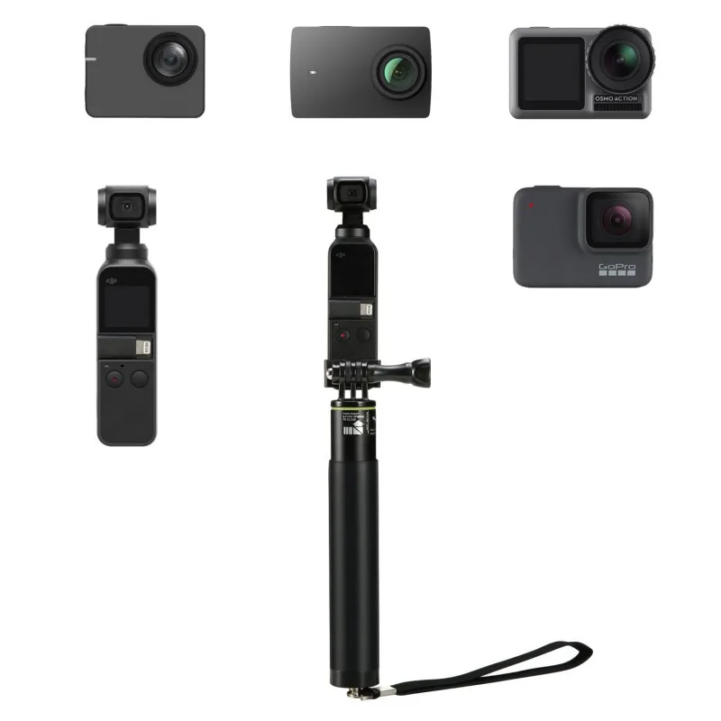 DJI Osmo Action Selfie Stick Портативный монопод для ручной камеры подставка подходит для GoPro камеры движения