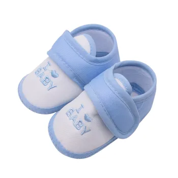 

Baby Boy Girl Toddler The First Walker Shoes Lettering Casual Shoes Two-tone stitching Baby Shoes