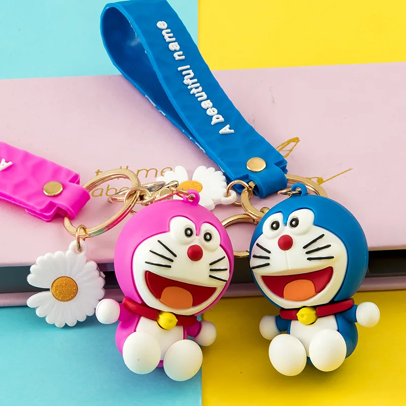 2020 креативный мультяшный брелок Kawayi Doraemon Модный Аниме Кот Дораэмон детская