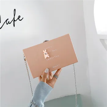 

Female bag 2020 summer new fashion wild shoulder bag net red small square bag dinosaur small box women messenger bags