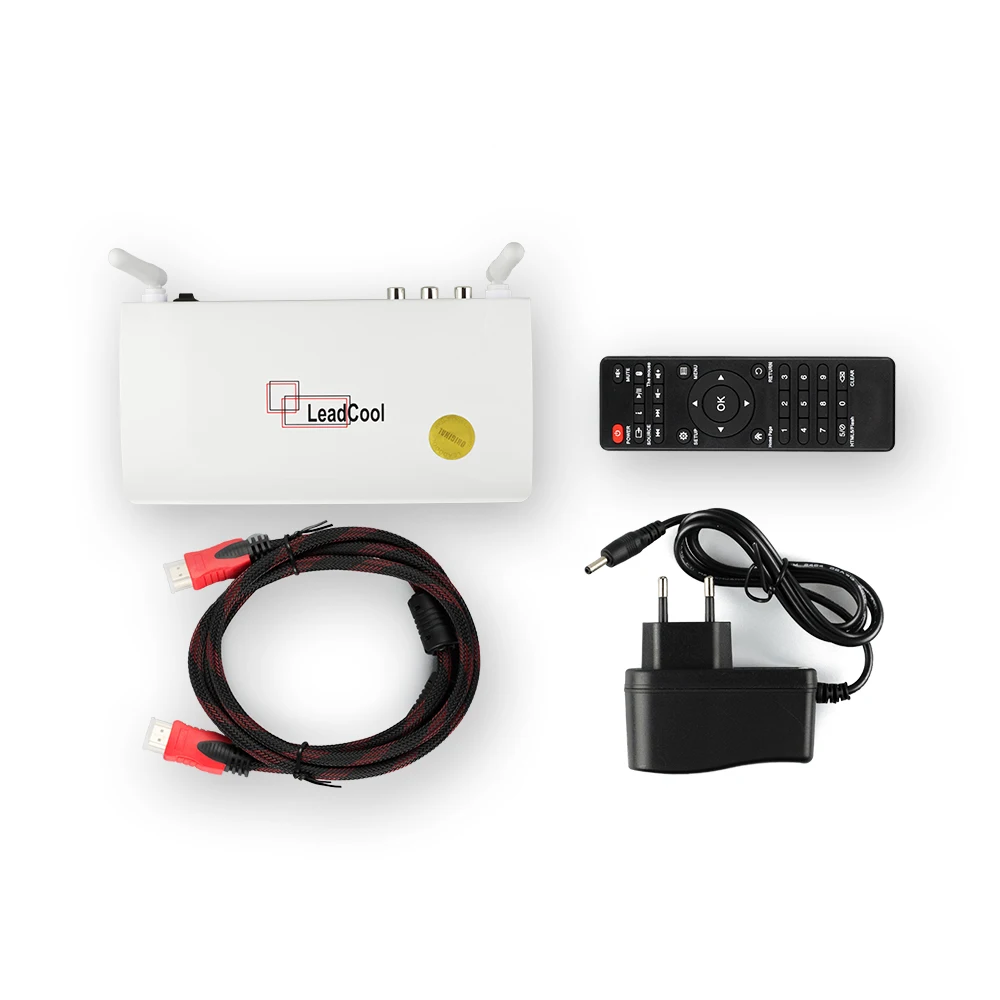 Leadcool Android 8,1 2G 16G tv Box QHD tv IP tv подписка Европа французский Турция Португалия голландский 1800 каналов 10000 VOD IP tv Box