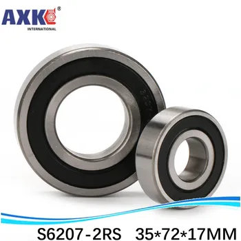 

(1pcs) SUS440C environmental corrosion resistant stainless steel bearings (Rubber seal cover) S6207-2RS 35*72*17 mm