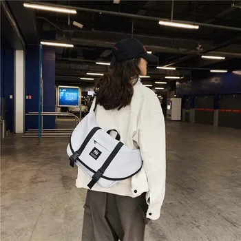 

Chest Bag Fashion Canvas Bag Retro Shoulder Bag Casual Outdoor Shoulder Bag Korean-style Men Chest Pack Sports Backpack