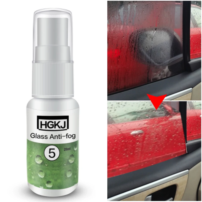 20 мл стекло Анти-туман агент Водонепроницаемый непромокаемый спрей оконное стекло автомобиля приспособление для чистки в ванной комнате Авто Чистка HGKJ-5 инструменты для мытья