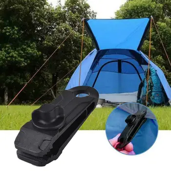 

5/10pcs Outdoor Tent Sunshade Fixing Buckle Plastic Accessories Multifunctional Wind Rope Buckle Cloth Clip Buckle Camping Tools