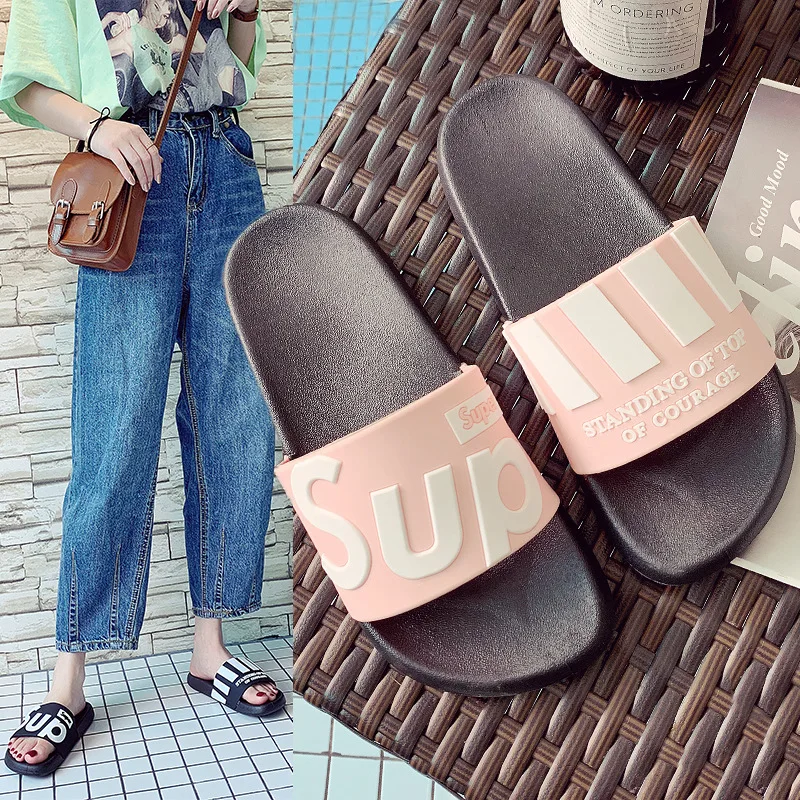 

Slipper Women's Summer Fashion Outer Wear Korean-style Cool Outdoor Trend 2019 New Style Slippers Women's Beach Sandals