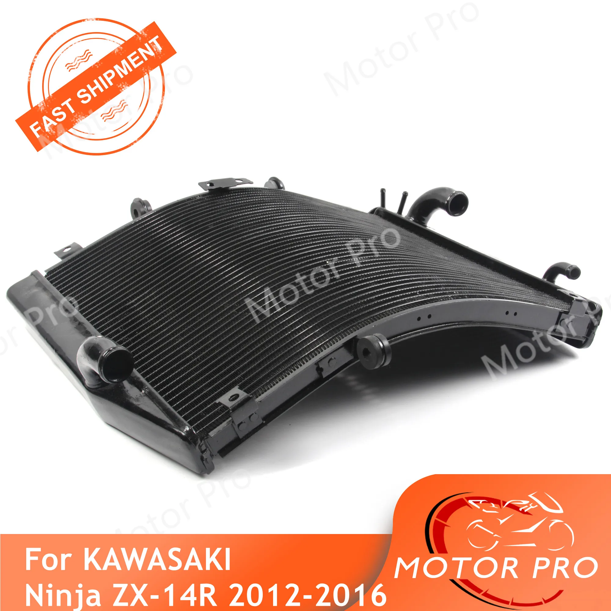 Radiator For Kawasaki Ninja ZX14R 2012 - 2016 Cooling Cooler ZX 14R ZX-14R 2013 2014 2015 water Accessories ZG1400 | Автомобили и