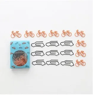 18pcs/lot Cute Aminal Bookmark Planner Rose Gold Office Mini Stationery Creative Paper Clips Binder Clips Decorative - Цвет: E