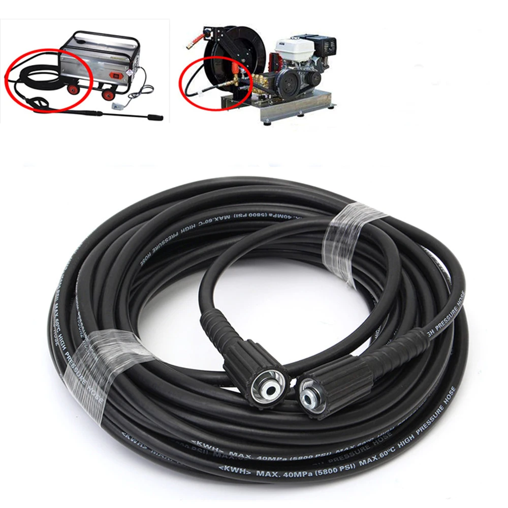 

High Quanlity 20m 4500PSI High Pressure Water Cleaner Washer Hose 14mm Male To Male Connect