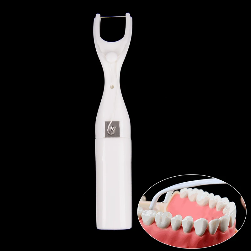 

Professional 30m Ultra thin Flat wire Reusable Dental Floss Holder Giftbox Interdental cleaner micro wax mint dental flosser