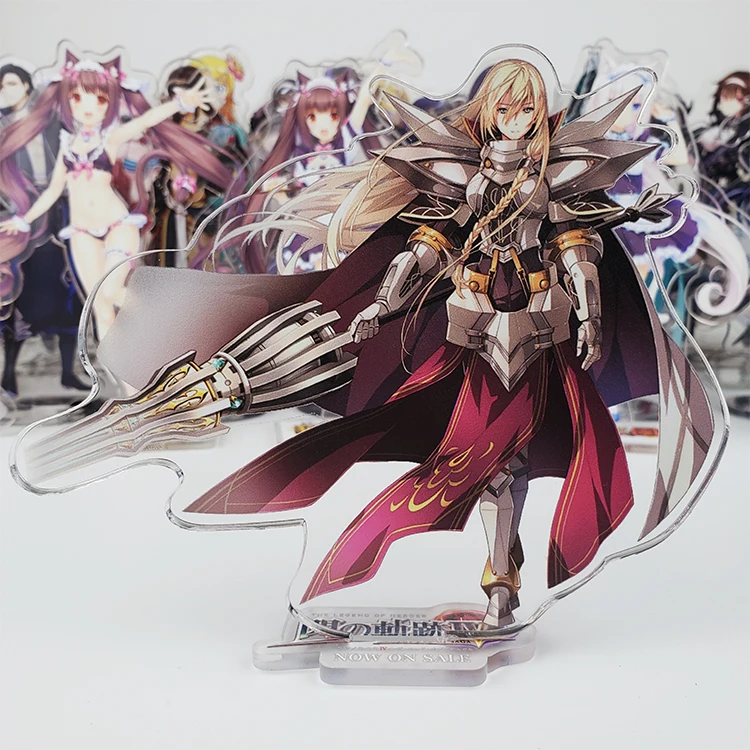 

Anime The Legend of Heroes Trails of Cold Steel Arian Hud Joshua Cosplay Double Side Acrylic Stand Figure Model Plate Desk Decor