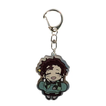 

Anime Demon Slayer Kimetsu No Yaiba Keychain Cosplay Props Kamado Tanjirou Nezuko Key Ring