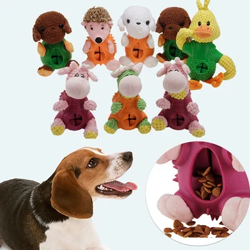 

Pet Treat Dispensing Dog Toys Interactives Chewer for Small Big Dogs Puppy MU8669