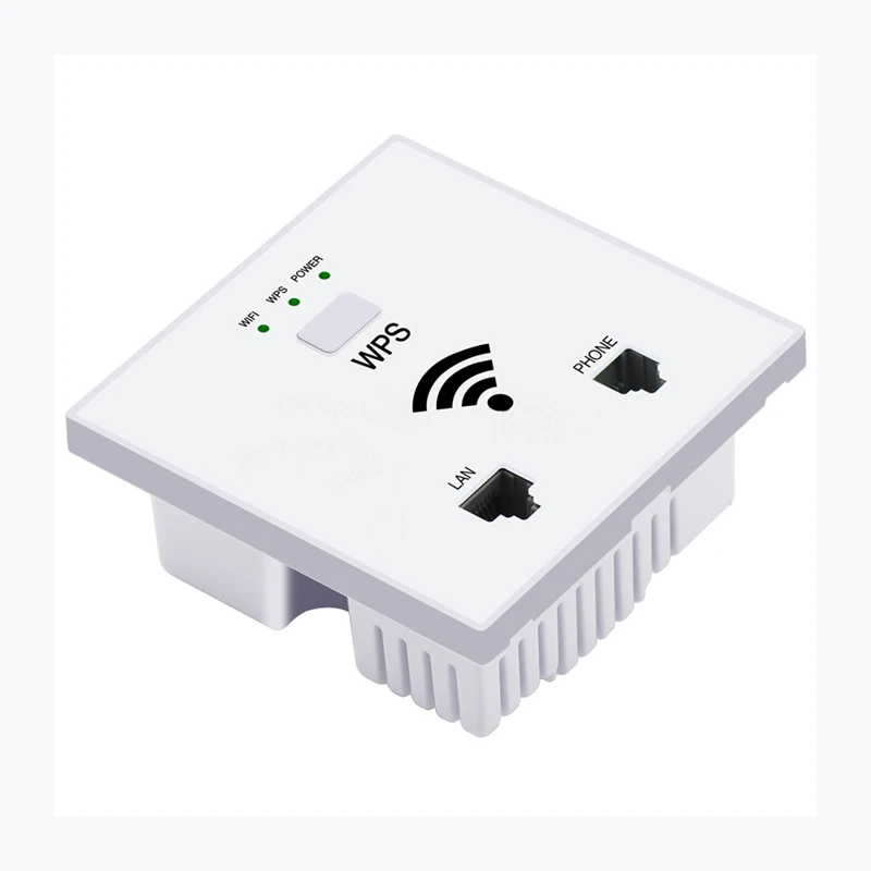 Розетка настенная с поддержкой Wi Fi 150 Мбит/с RJ45 RJ11|in wall|hotel socketrj45 rj11 socket |