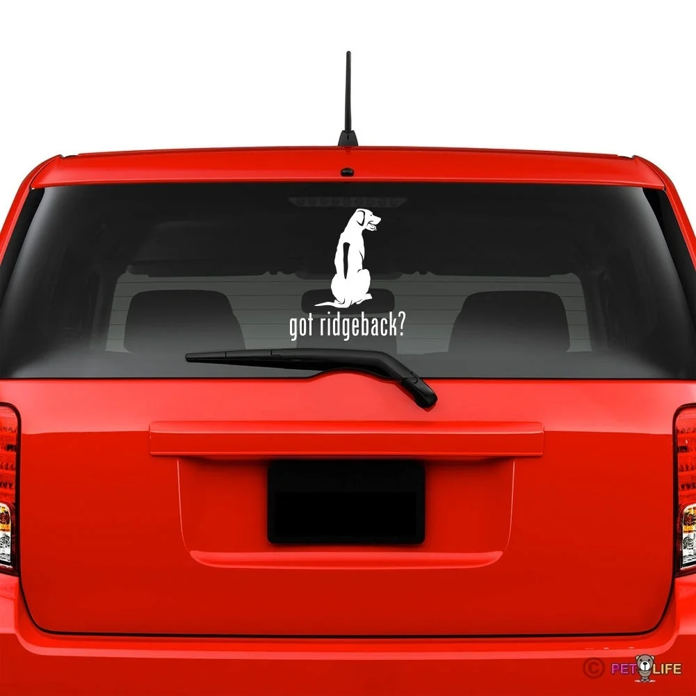 

Got Rhodesian Ridgeback Windshield Sticker Vinyl Auto Window computer decals