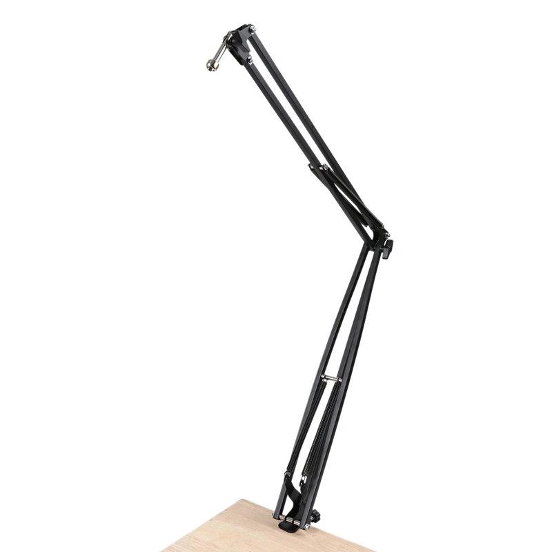 AABB-NB39 Microphone Scissor Arm Stand 100Cm High Table Top Boom Mic Suspension Mount for Blue Yeti Pro USB Holder | Электроника