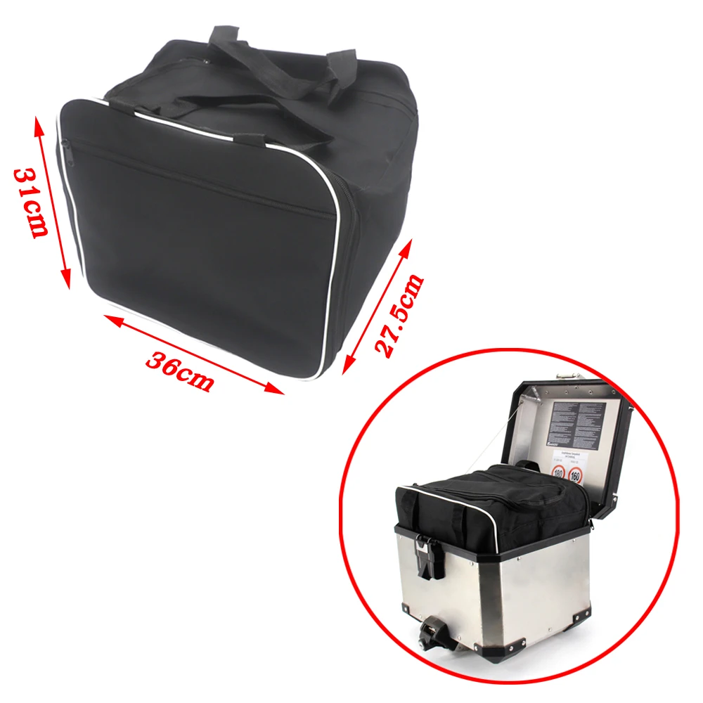 For BMW R1200GS Adv Black Inner Bags R 1200 GS adventure WATER-COOLED 2013- Motorcycle Luggage Bags