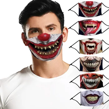

Halloween Unisex Fashion Mask Washable Reusable Mouth Cover Anti Dust Soft Face Mask Face Jewelry 2020