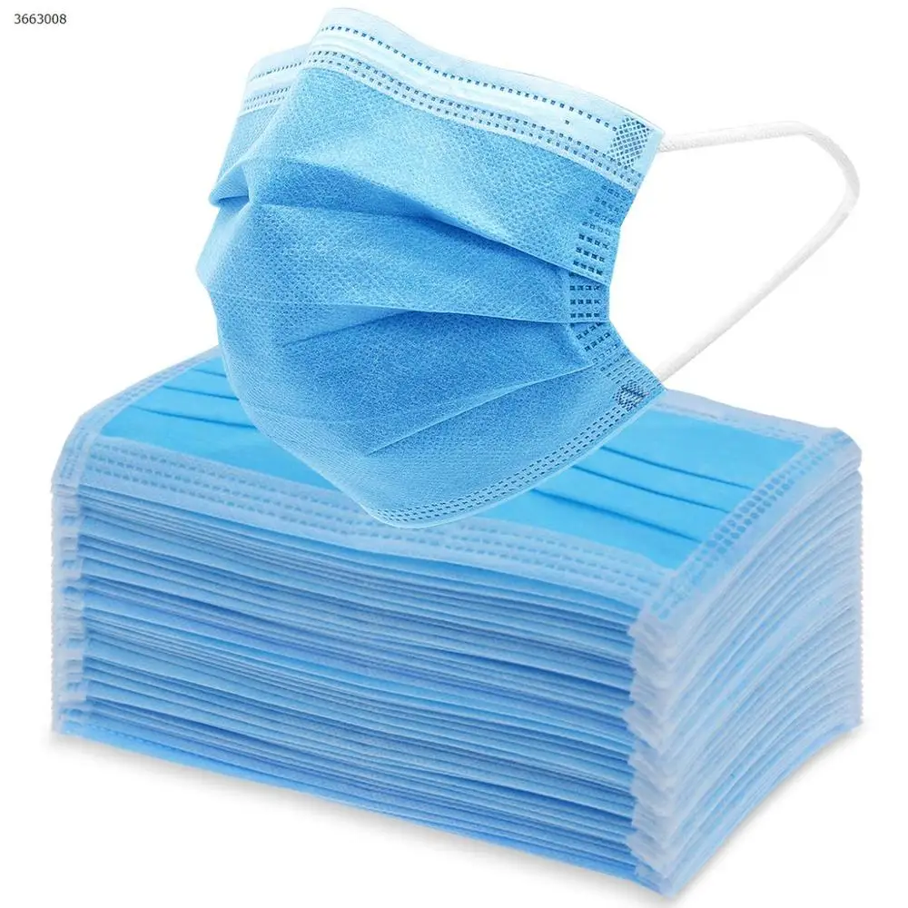 

10PCS Personal Security care Face Mouth Marks Ordinary disposable masks Protective Cover Masks Earloop Non Woven Mouth Masks
