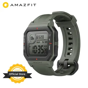 

Amazfit Neo Smart Watch 28 Days Battery Life Bluetooth Smartwatch 3 Sports Modes 5ATM Pai Health Assistant For Android IOS Phone