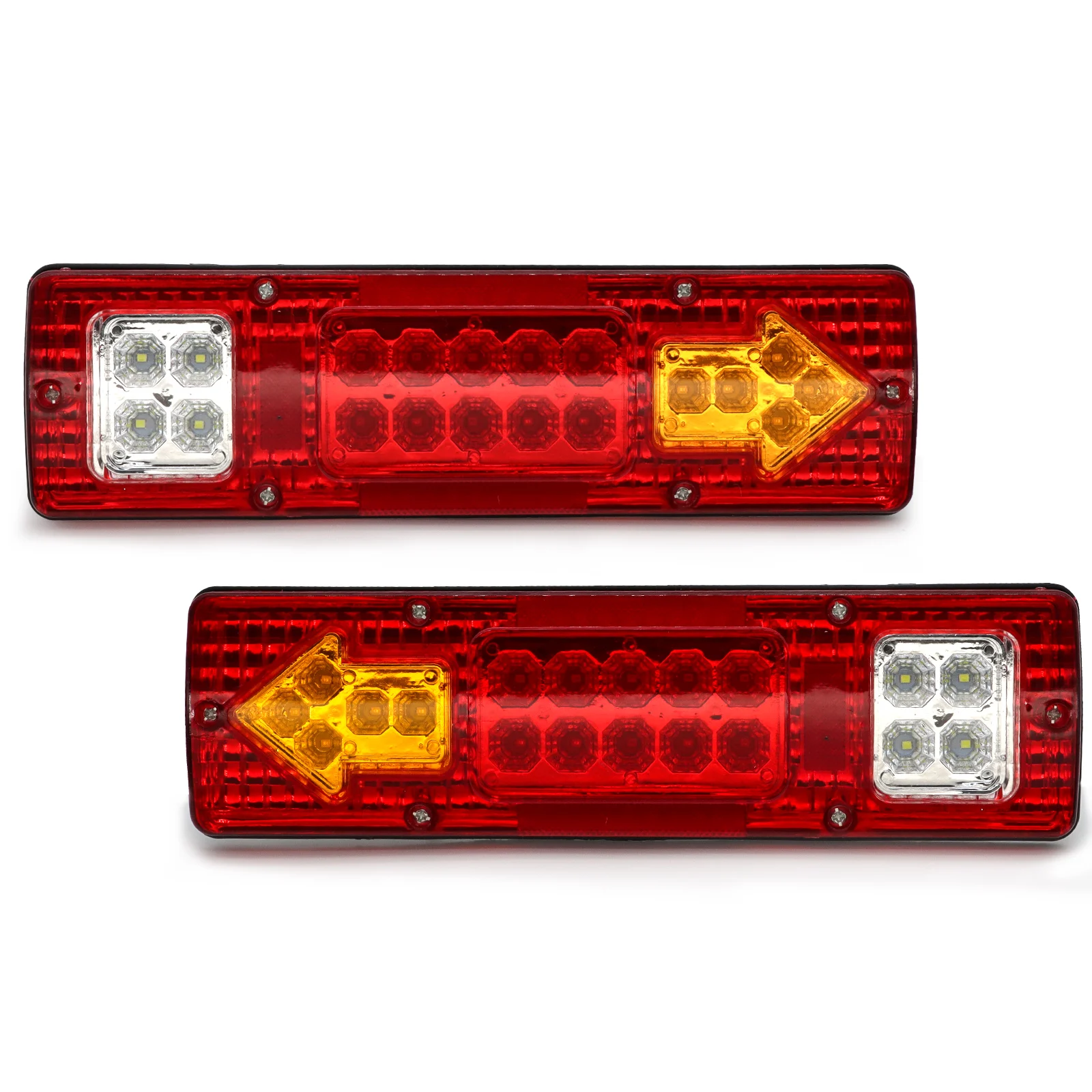 19 LED Trailer Tail Lights Bar DC 12V Tail Turn Signal Reverse Brake