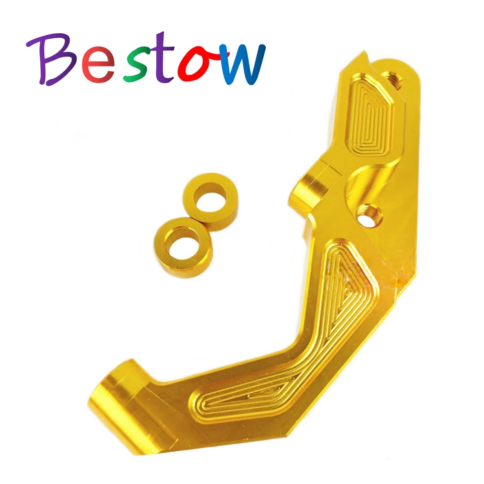 

Motorcycle 100MM Brake Caliper Installation Adapters for 245MM/260MM Front Brake Disc Brake Mouting Bracket for Yamaha-CYGNUS-X