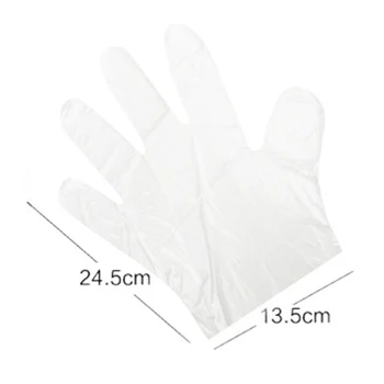 

100pcs disposable gloves food grade material transparent household catering hygiene gloves new clean and sanitary HUG-Deals