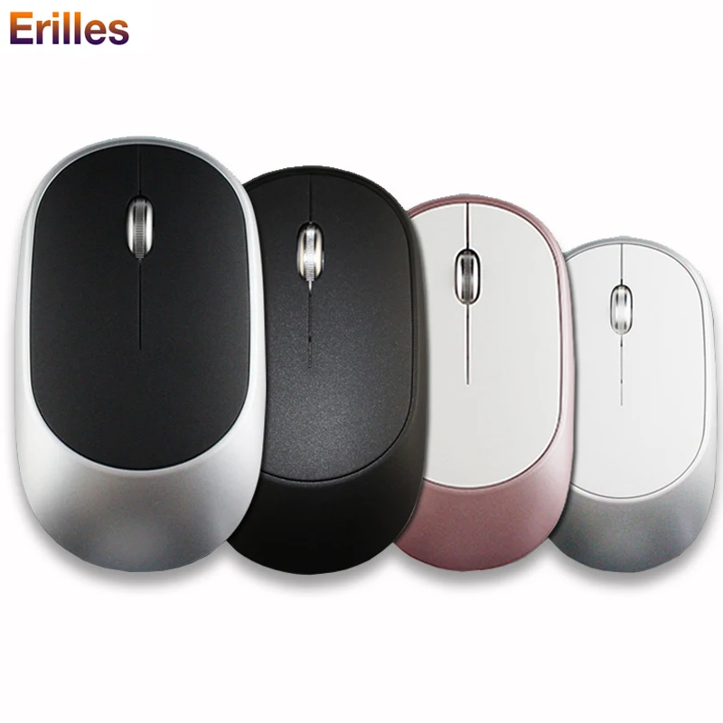 

Computer Wireless Mouse Silent Soundless Gamer Office Mause Rechargeable USB Optical Mice PC Laptop 2.4G Mouse 1600dpi