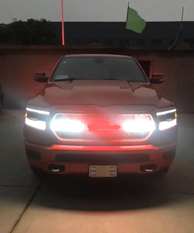 Передняя решетка для гоночных автомобилей подходит Dodge Ram 2009 2010 2011 2012 2019 1500 2500