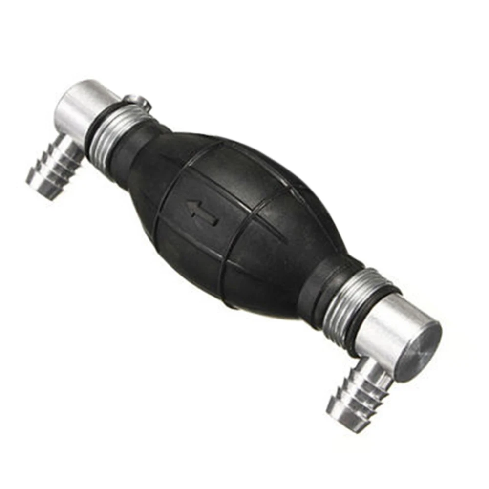 

6/8/10mm Fuel Primer Blub Hand Pump Petrol Diesel Inline Filter Black Rubber Car Repair Tools